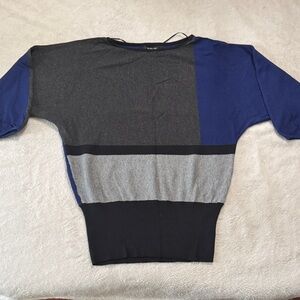 Style & Co color-block sweater (petite L)